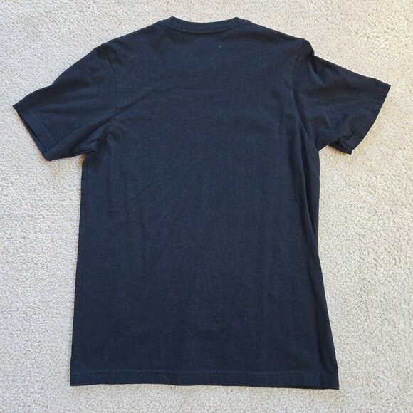 NEW Patagonia Organic Cotton T-shirt XS Black Blue 1973 - Picture 4 of 4